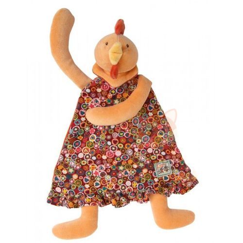  grande famille baby comforter felicie the hen orange 